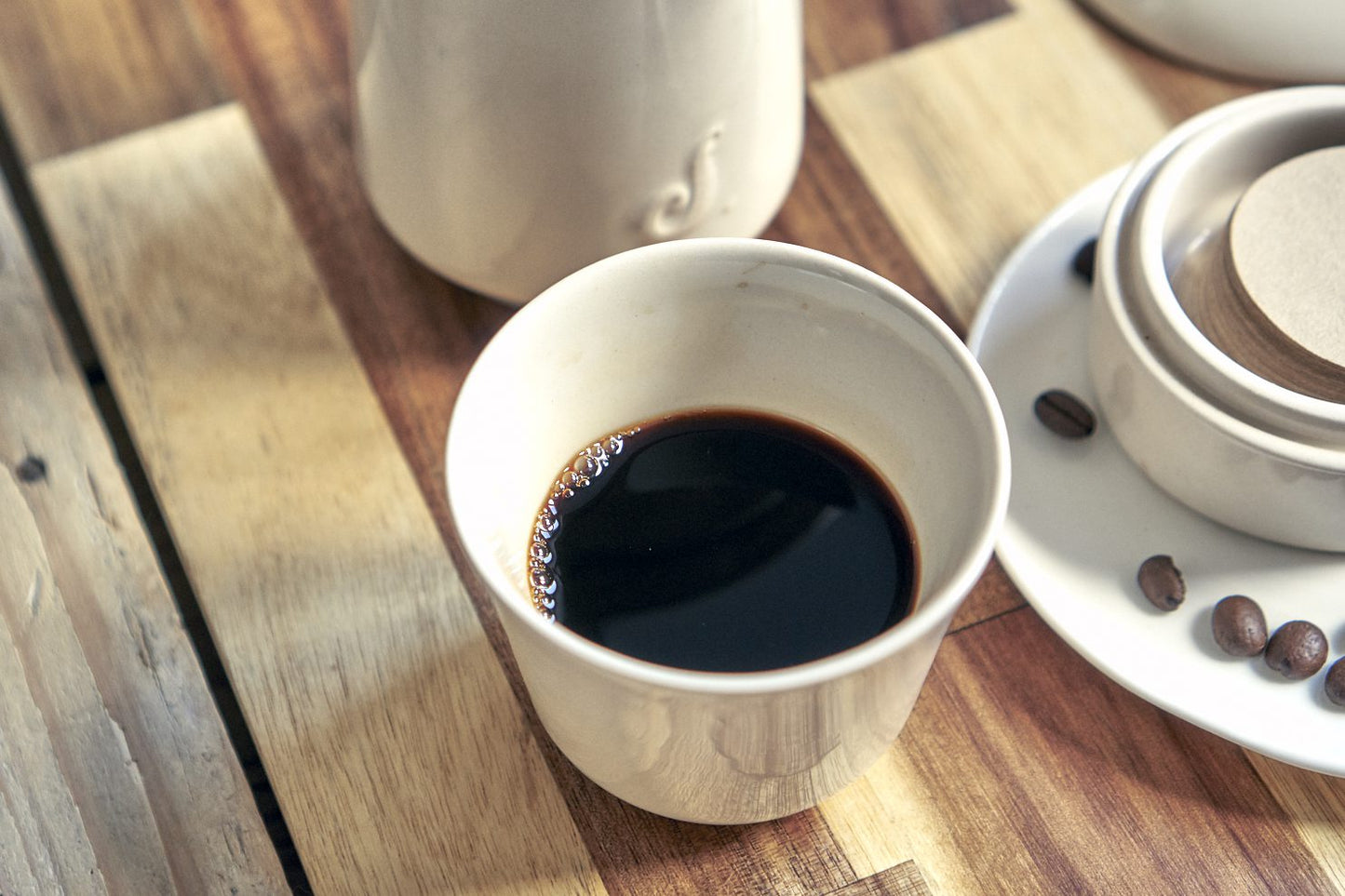Coffee cup JOY stoneware | coffee green tea matcha