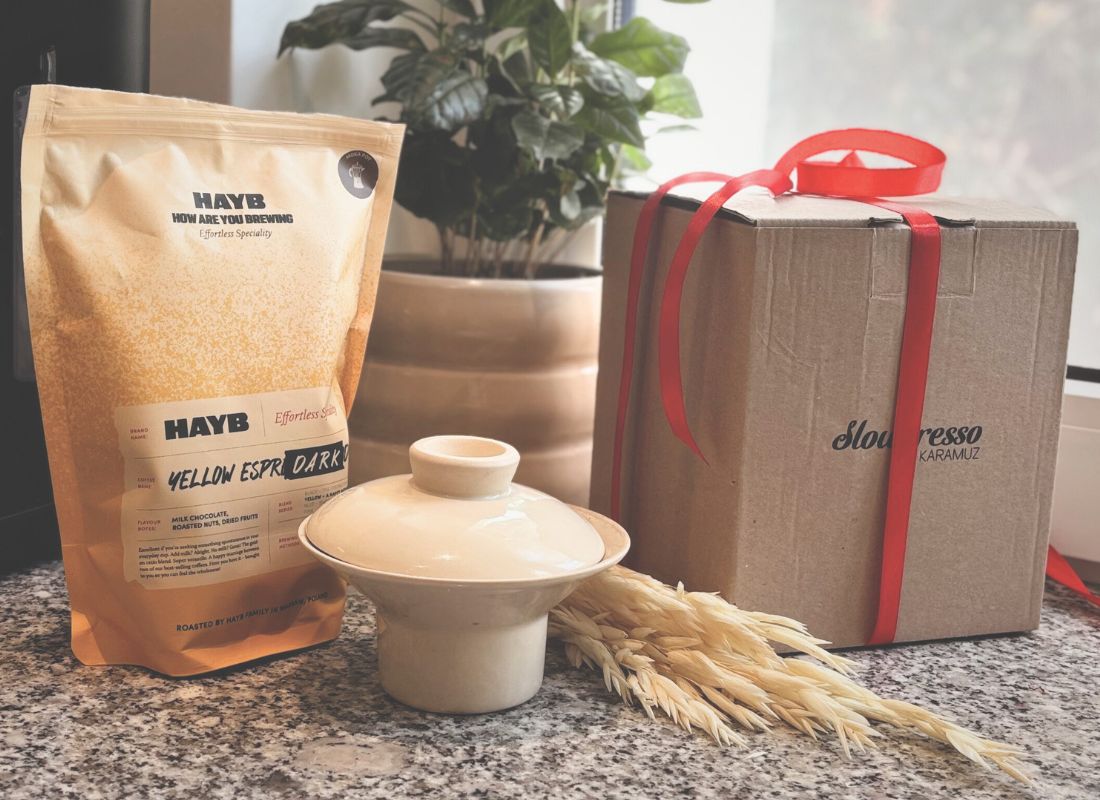 Slowpresso GO na Dzień Matki - zestaw z kawą Hayb