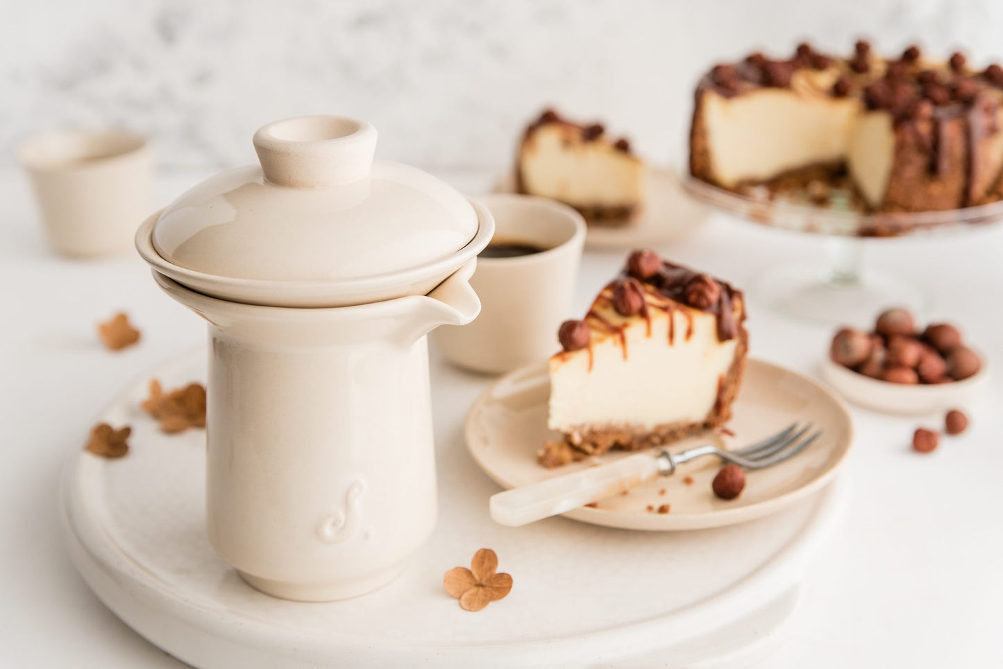 Slowpresso CLASSIC cream | pour over coffee set