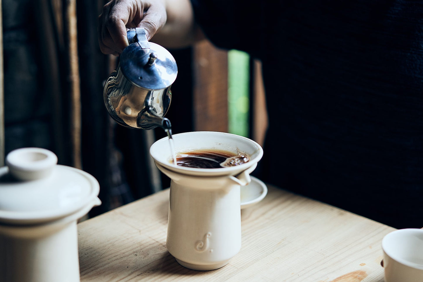 Slowpresso CLASSIC cream | pour over coffee set